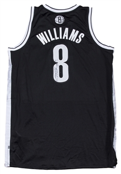 2012 Deron Williams Game Used & Signed Brooklyn Nets Road Jersey (Player LOA & JSA)
